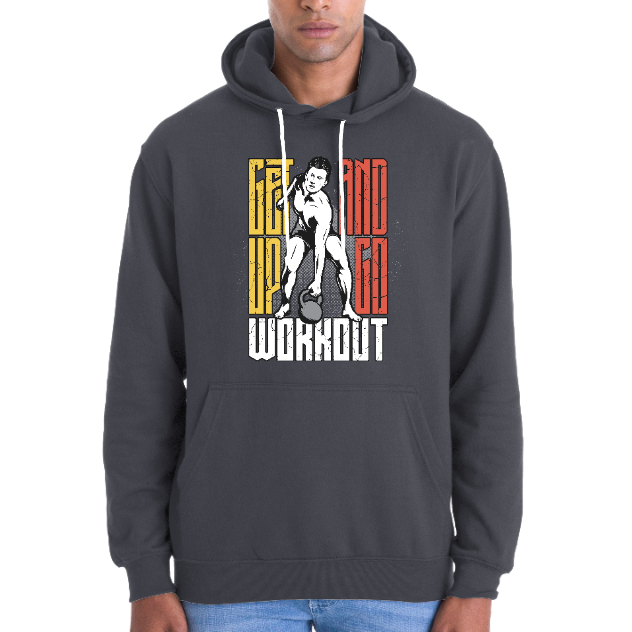 SWEATSHIRT GET UP AND GO WORKOUT UNISEXE – Sweat musculation motivation