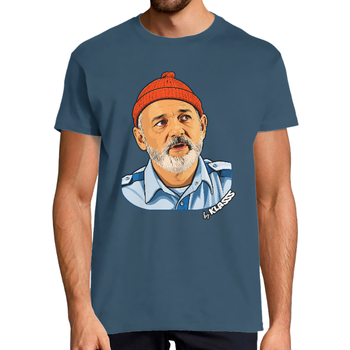 T-shirt Homme CINEMA KLASSS "ICONIC BILL MURRAY" col rond 150 gr 