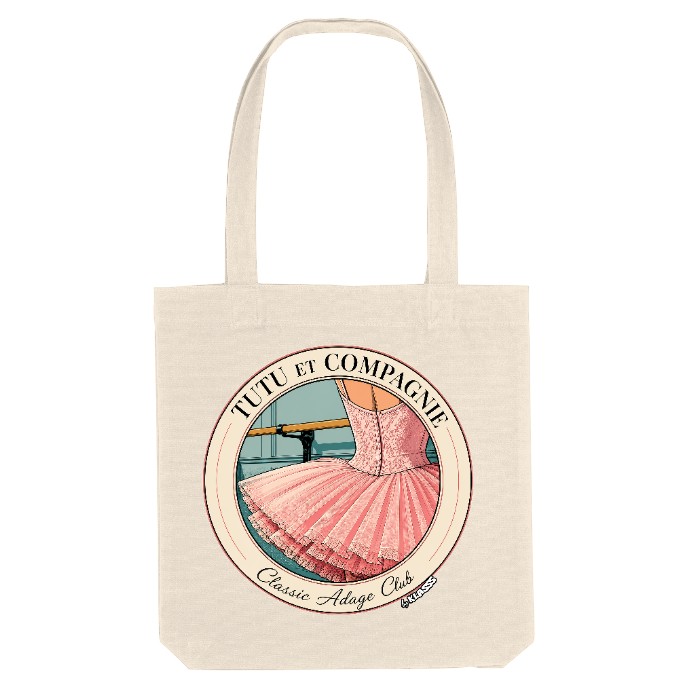 TOTE BAG KLASSS Style chic "TUTU et COMPAGNIE - Classic Adage Club"