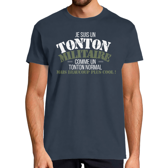 Face T-SHIRT JE SUIS UN TONTON MILITAIRE