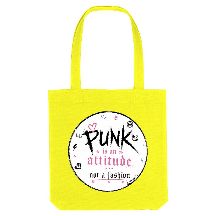 TOTE BAG KLASSS "PUNK IS AN ATTITUDE ... NOT A FASHION"