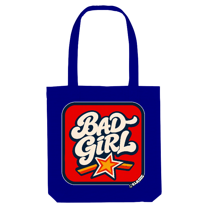 TOTE BAG KLASSS VINTAGE "BAD GIRL"