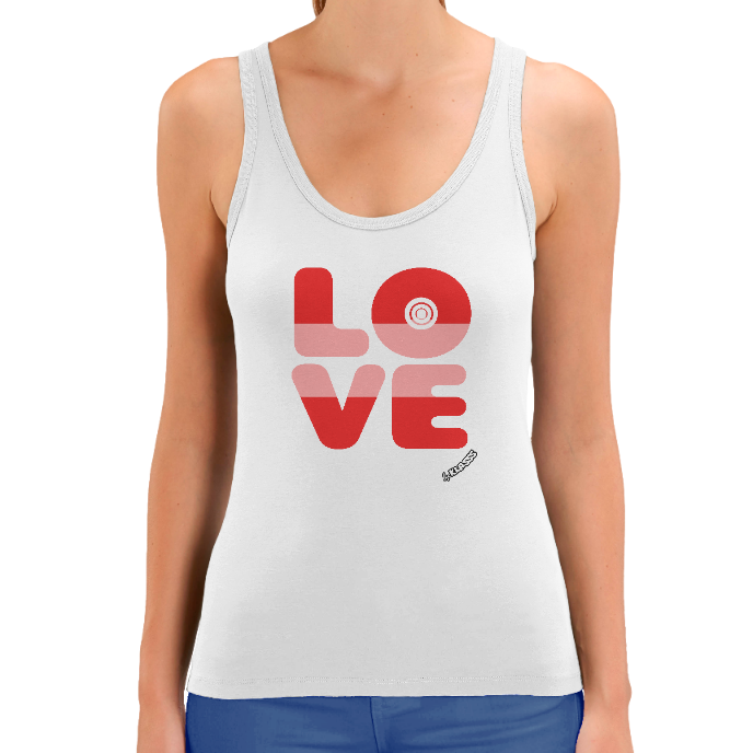 Débardeur FEMME "LOVE ONE" KLASSS coton bio, ultra chic