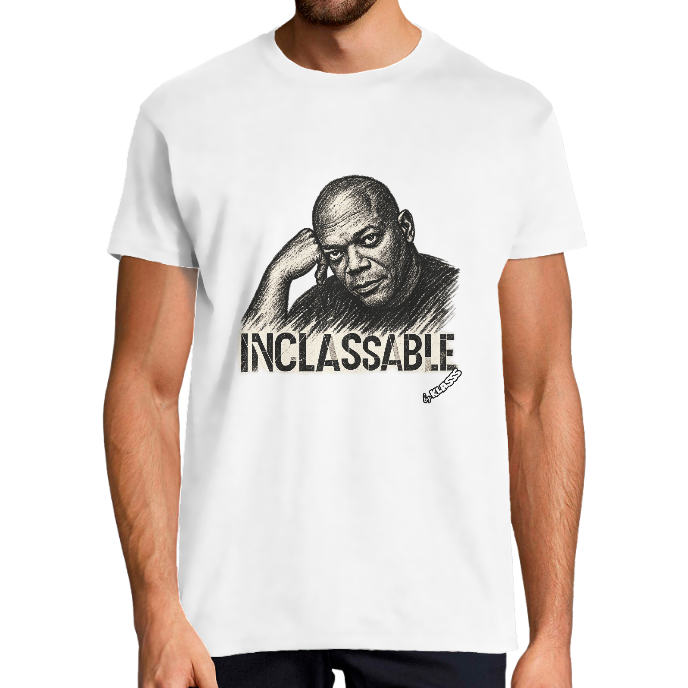 T-shirt Homme KLASSS "INCLASSABLE Collection Cinéma" col rond 150 gr