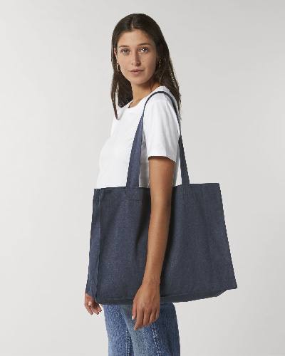 Shopping Bag toile 300 g/m² 80 % coton recyclé 20 % polyester recyclé