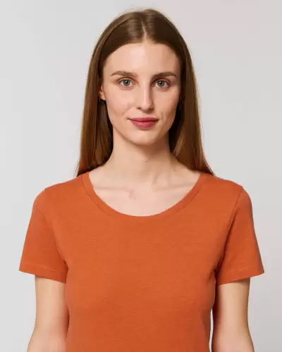T-shirt femme ajusté no label 155 g/m² 100 % coton bio